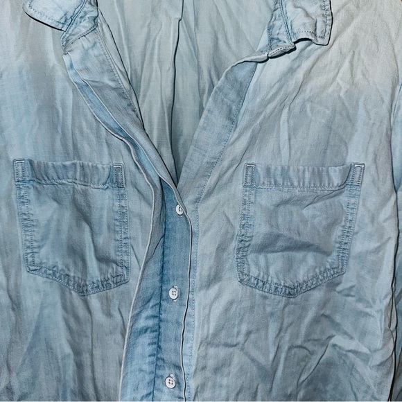 Anthropologie Cloth & Stone Lori Chambray Buttondown - Picture 8 of 9